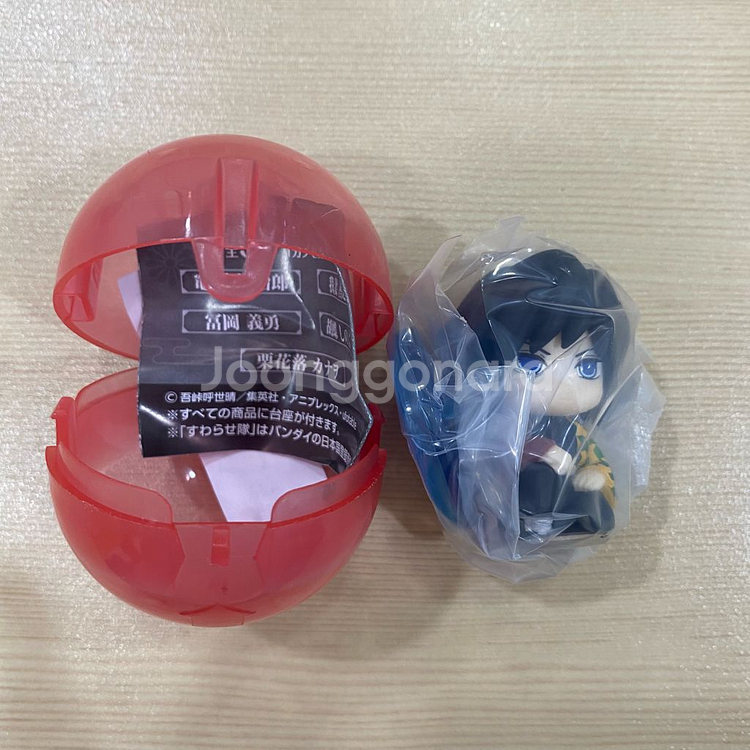 귀멸의 칼날 스와라세타이 무한성 가챠 피규어 기유,카나오--1