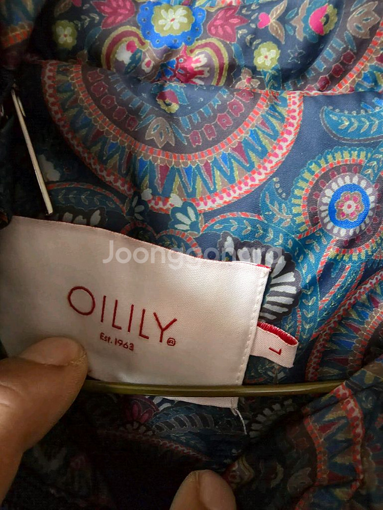 오릴릴리후드패딩 L--3