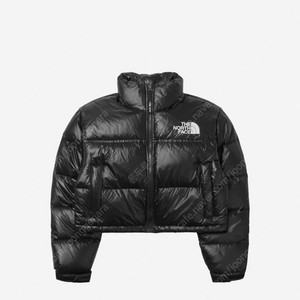 노스페이스 눕시 숏패딩 700 블랙 S