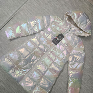 베네통키즈 경량점퍼 아이보리 145사이즈 새상품