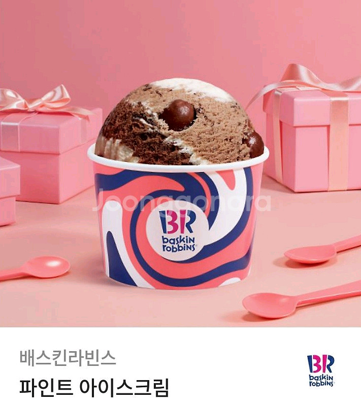 배스킨라빈스 파인트 아이스크림--0