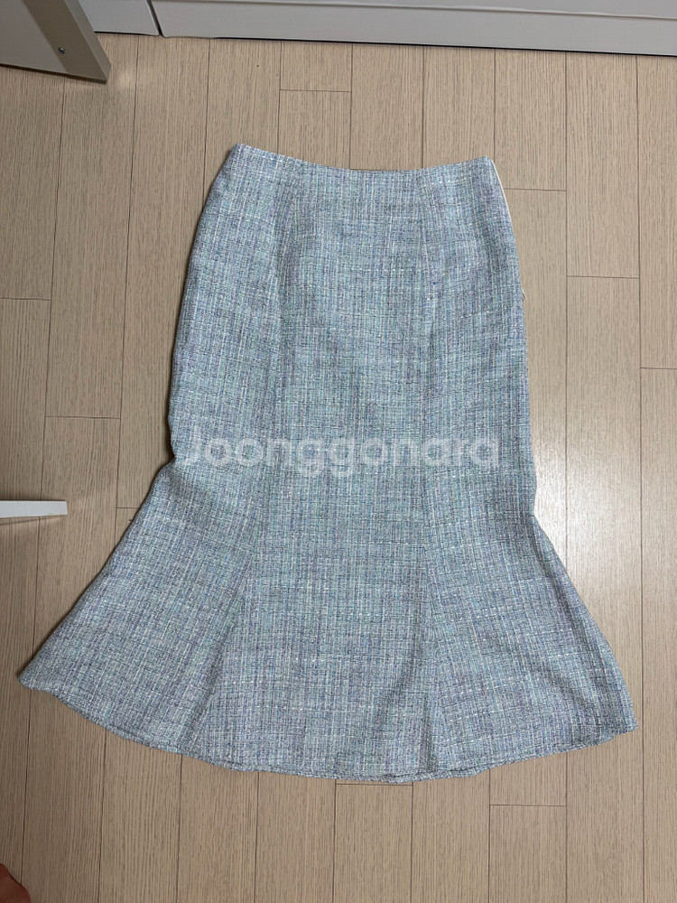 유메르 트위드 스커트--0