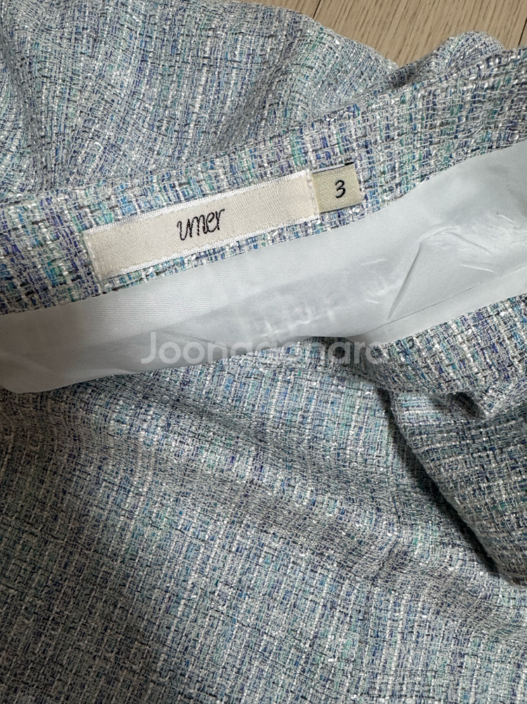 유메르 트위드 스커트--1