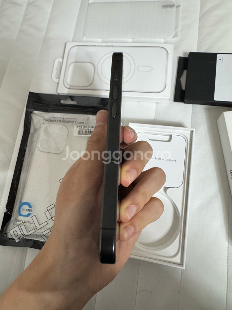 아이폰15프로 128gb 블랙 + 정품맥세이프케이스--1