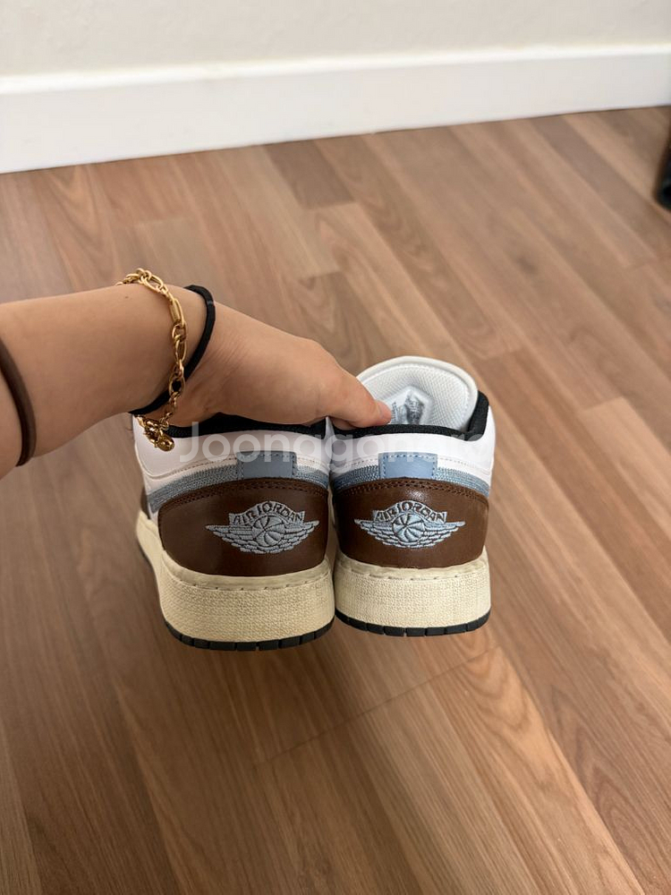 나이키 조던 1 로우 브라운/하늘--3