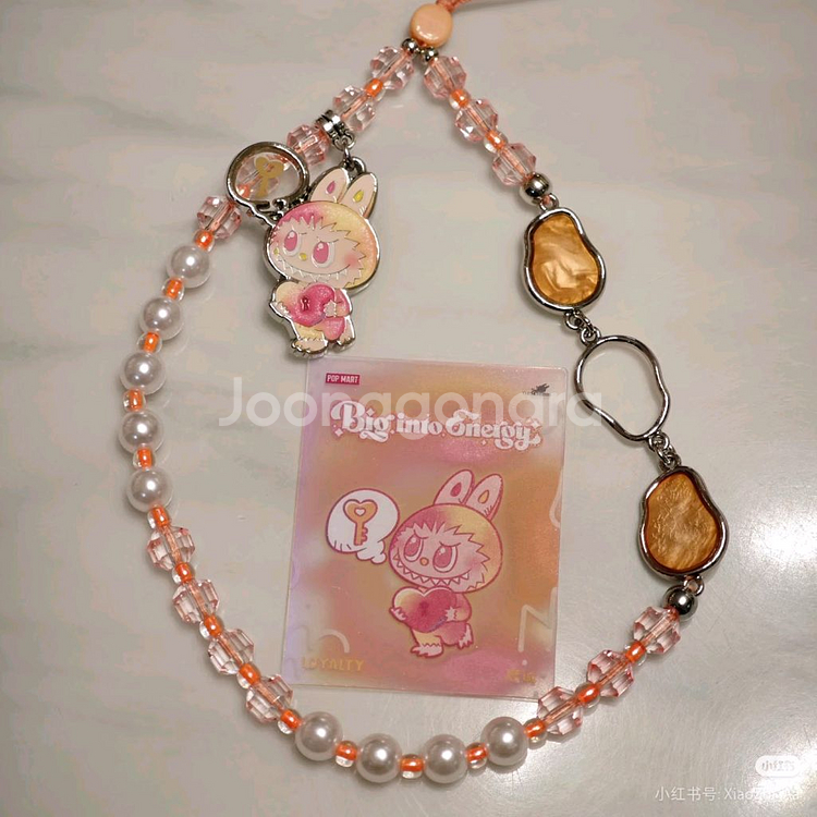 정품 봉지 미개봉 라부부 하이라이트 시리즈 휴대폰 스트랩--0