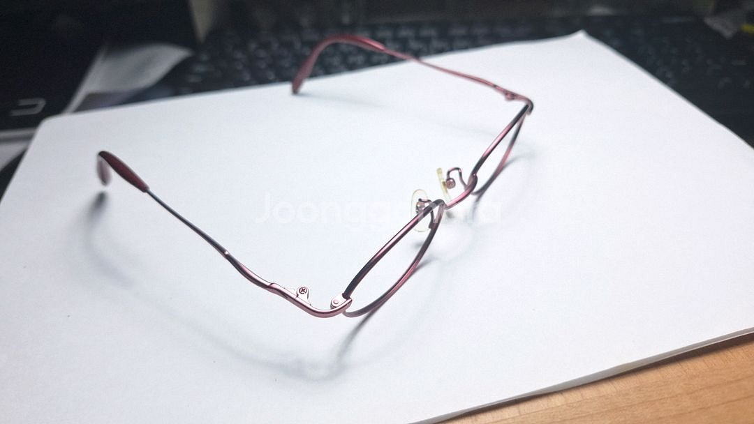일본 수제 공방 와인 빈티지 오벌형 안경테 FS-X1--1