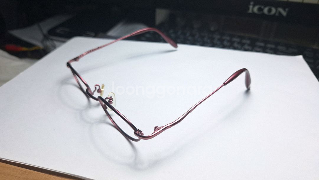 일본 수제 공방 와인 빈티지 오벌형 안경테 FS-X1--2