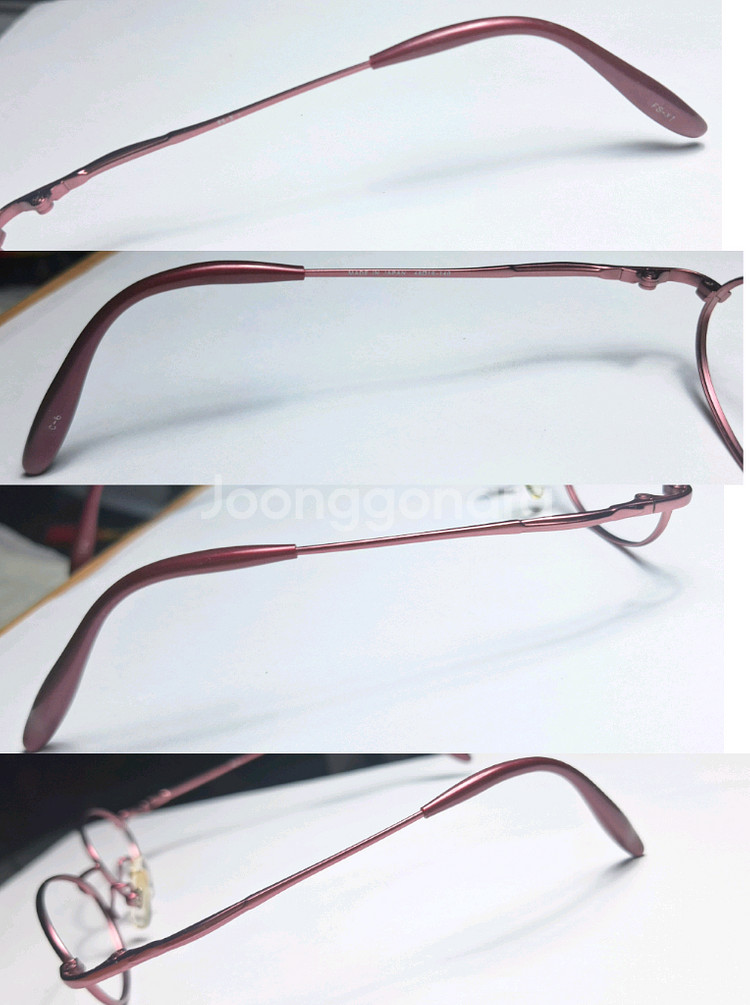일본 수제 공방 와인 빈티지 오벌형 안경테 FS-X1--5