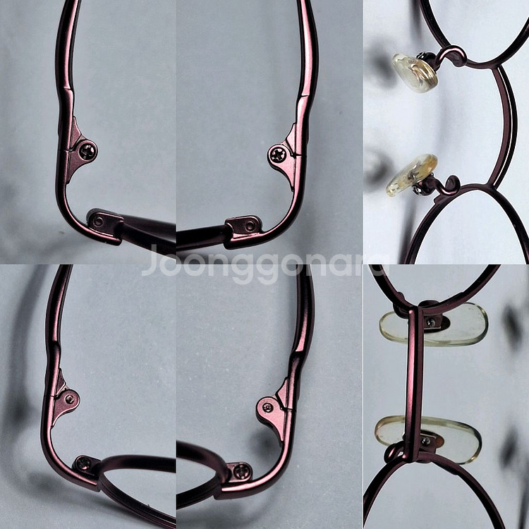 일본 수제 공방 와인 빈티지 오벌형 안경테 FS-X1--6