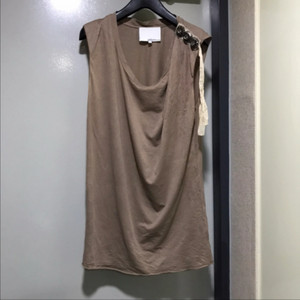 필립림 민소매 블라우스