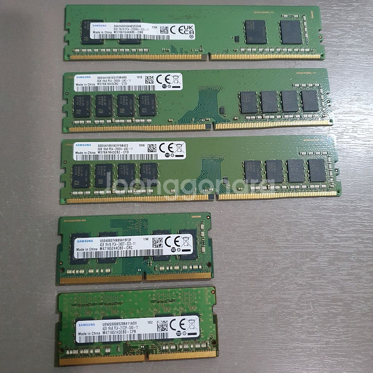 삼성 DDR4 8GB 3개 노트북 pc4 2개 일괄 메모리--0