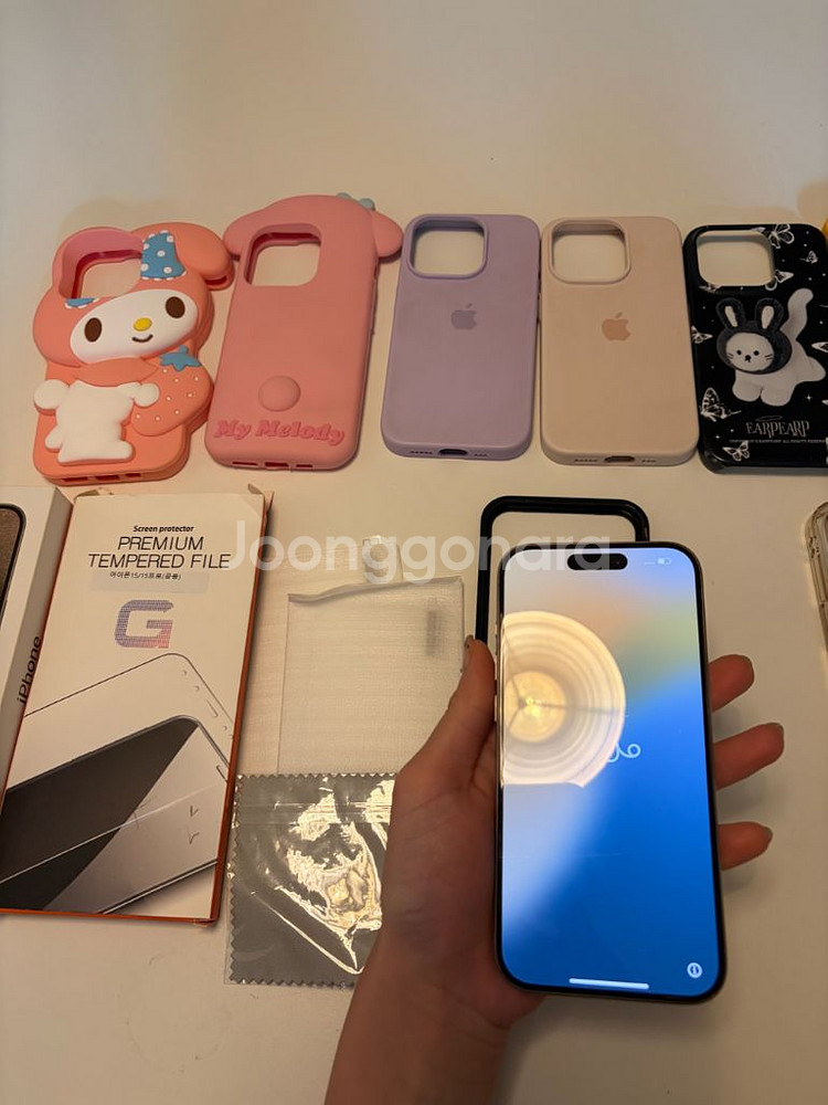 아이폰15프로 내츄럴티타늄 256기가--0