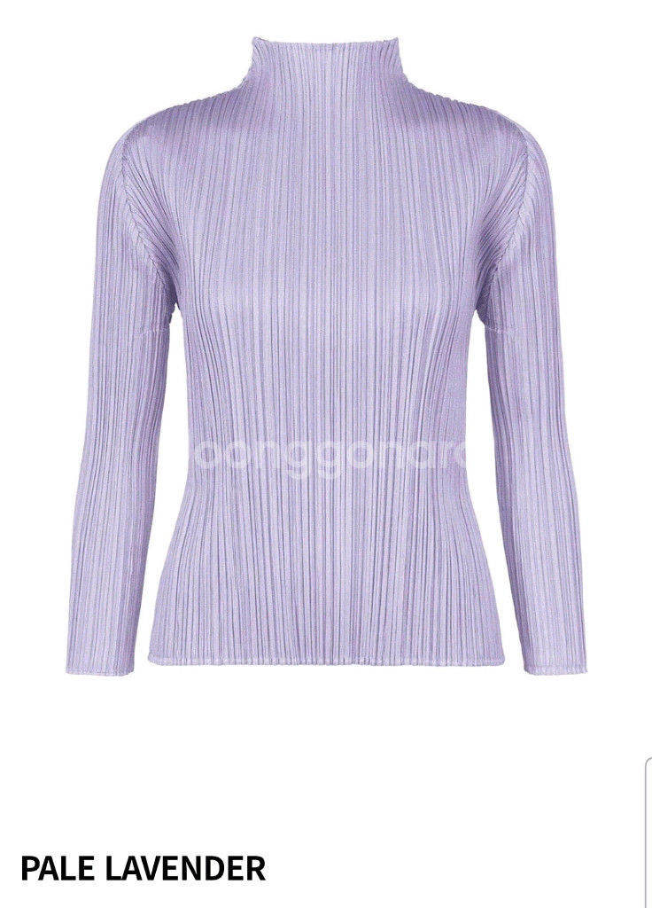 플리츠플리즈 이세이미야케 먼슬리탑 페일라벤다 4--0