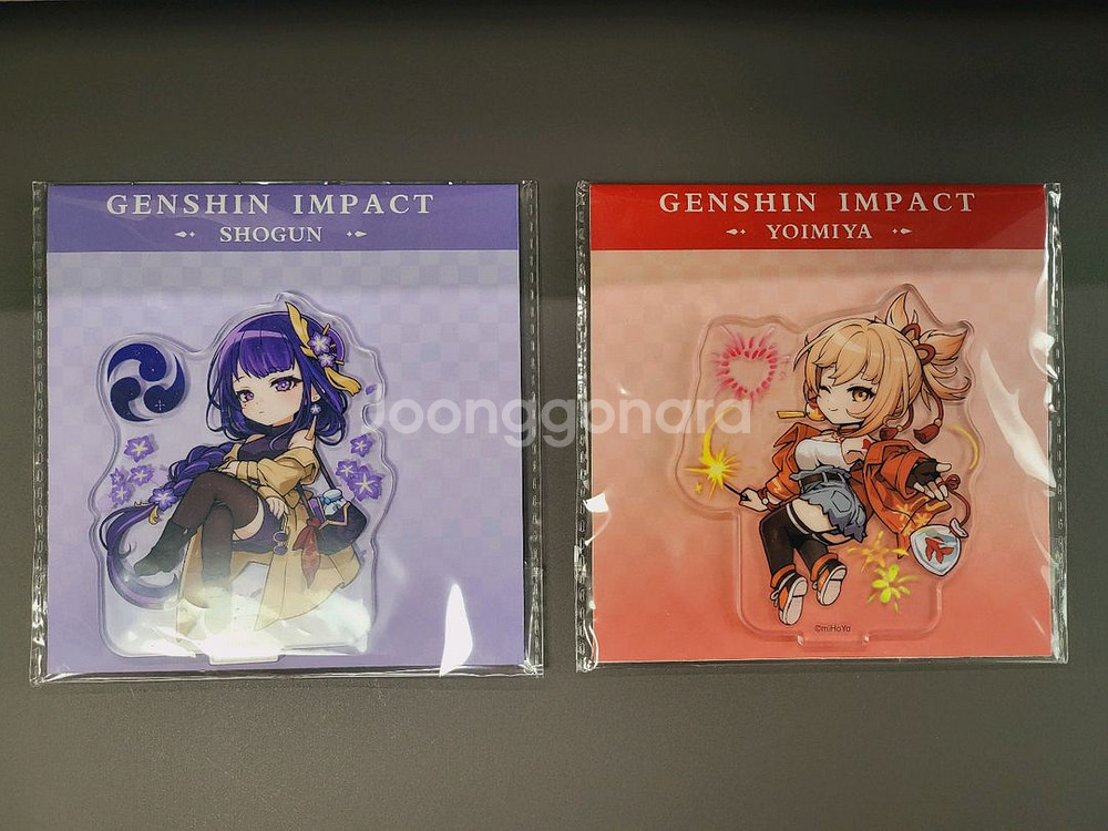 급처) 원신 가을 팝업 라이덴 요이미야 아크릴 스탠드--0