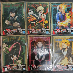 나히아 히로아카 제일복권 쿠지 클리어파일 나의히어로아카데미아