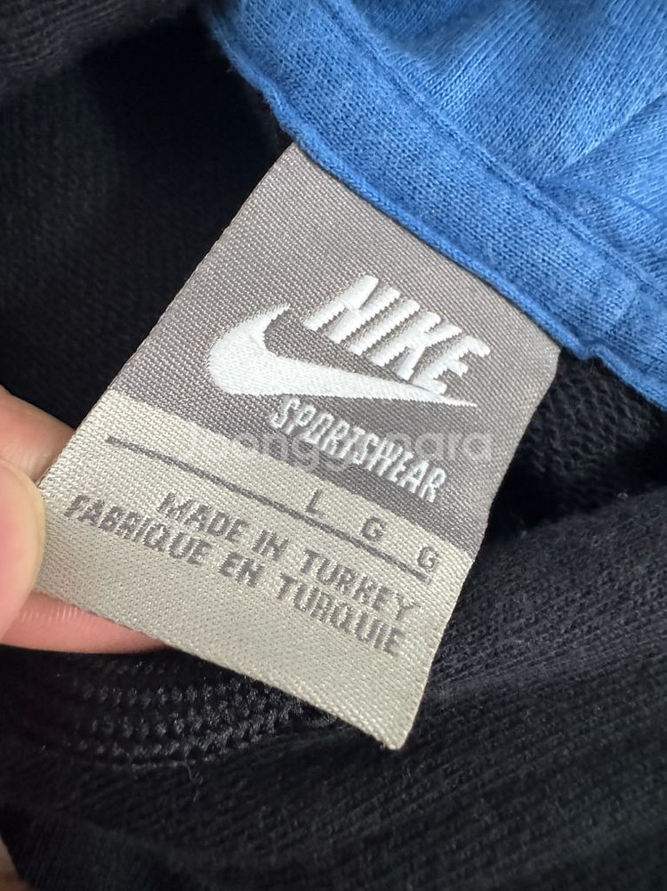 희귀!! 나이키 올드스쿨 인터밀란 풀오버 후드티 L--2