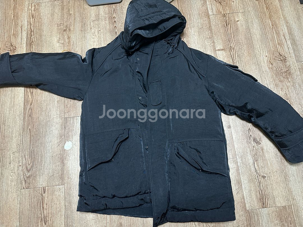 준지 19fw 신더사이즈 159 나일론 패딩 46사이즈--5