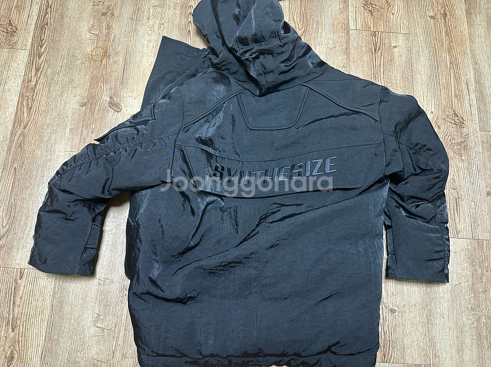 준지 19fw 신더사이즈 159 나일론 패딩 46사이즈--6