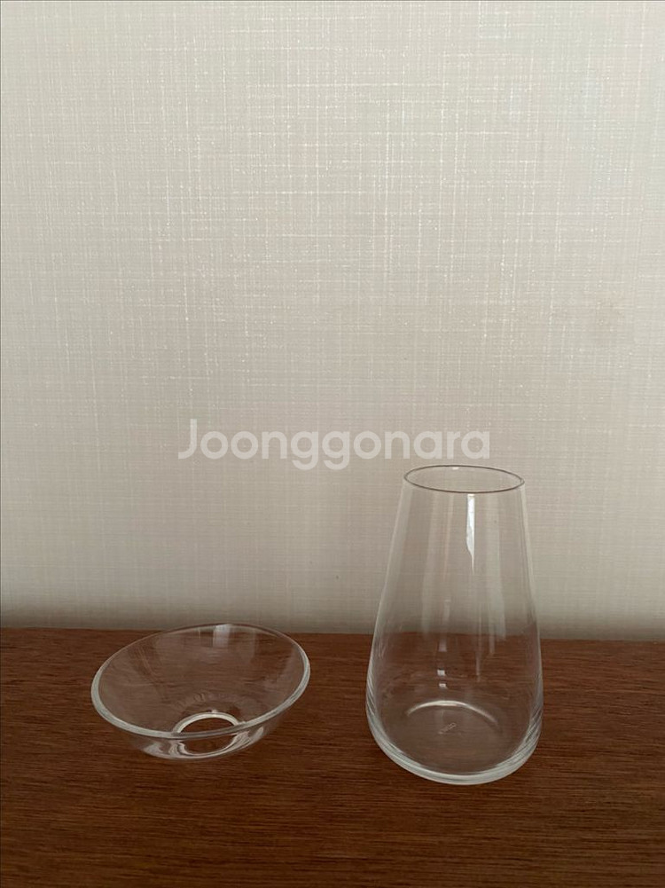 킨토(KINTO) 아쿠아 유리 화병--1