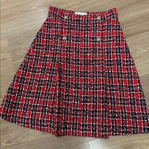 장품 구찌 체크 스커트 40