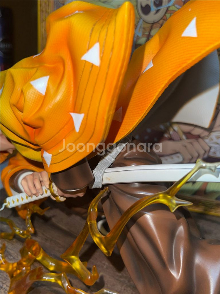 귀멸의칼날 tnt 젠이츠 레진 피규어--3