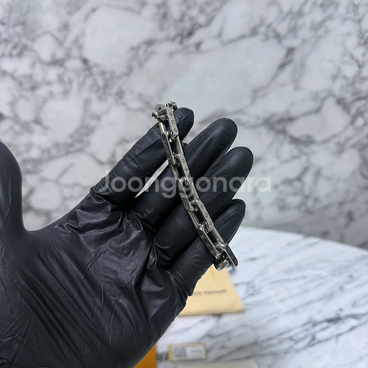 루이비통 버질아블로 모노그램 체인 팔찌L사이즈--3