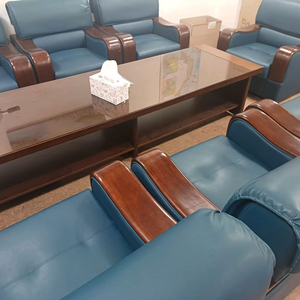 가죽 소파 세트 + 거실 테이블