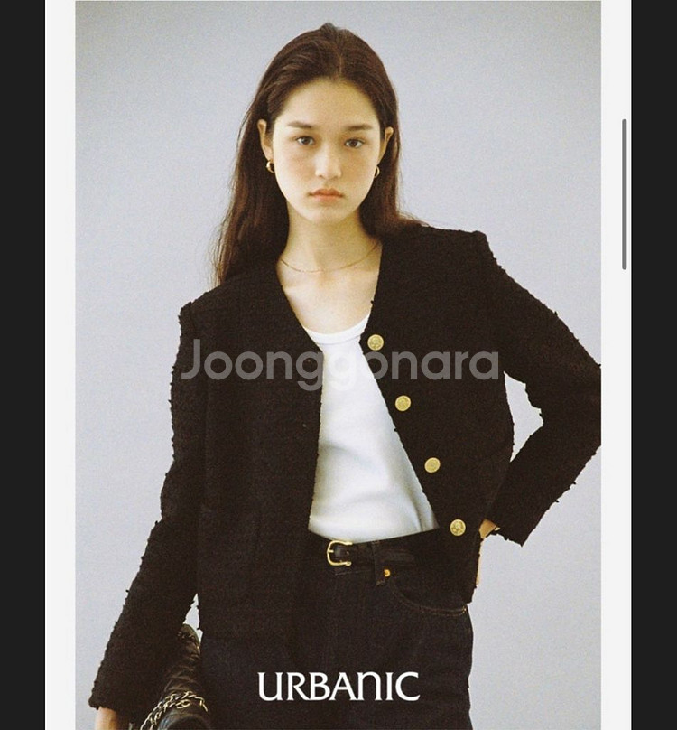 얼바닉30 캄파리 트위드 자켓--0