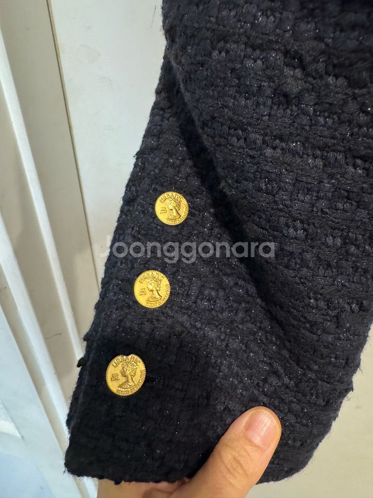 얼바닉30 캄파리 트위드 자켓--5