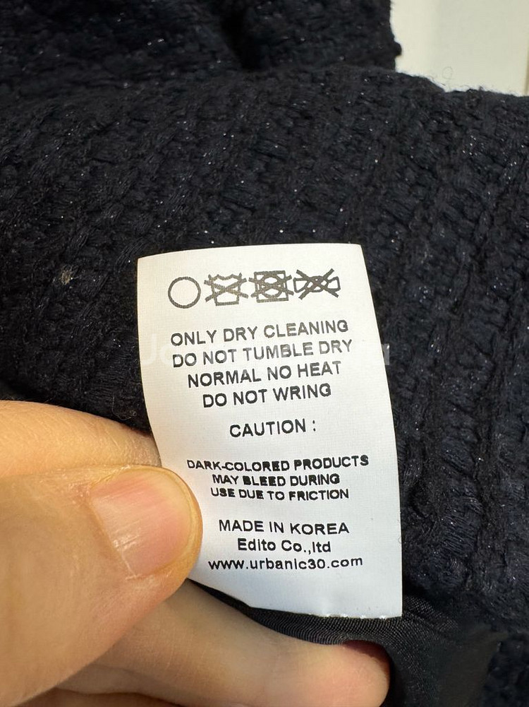 얼바닉30 캄파리 트위드 자켓--8