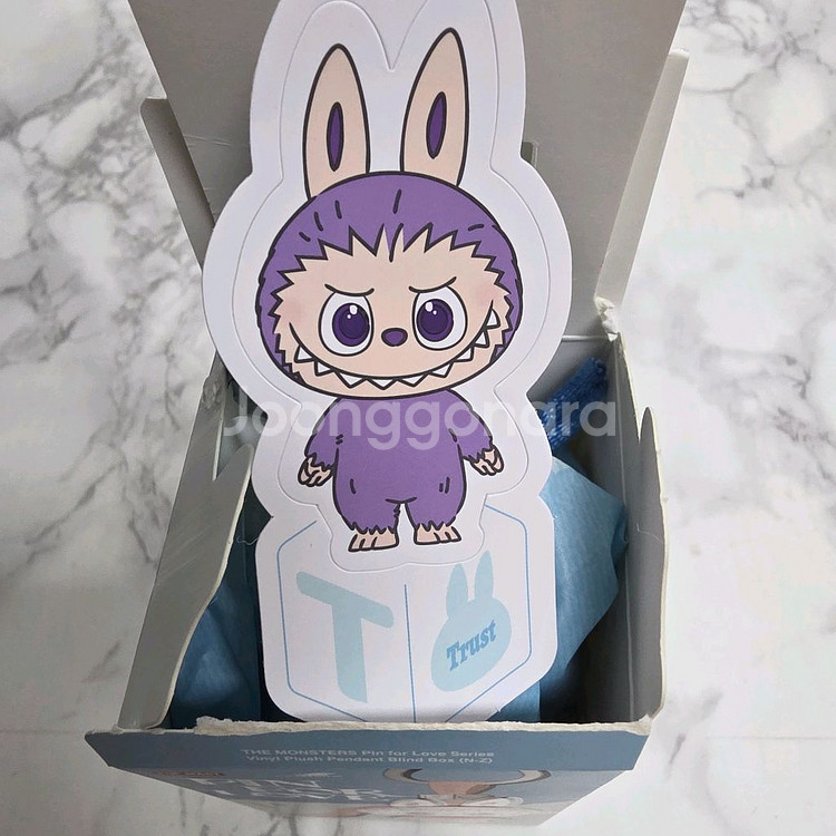 라부부 이니셜 인형 키링 ~ T--0