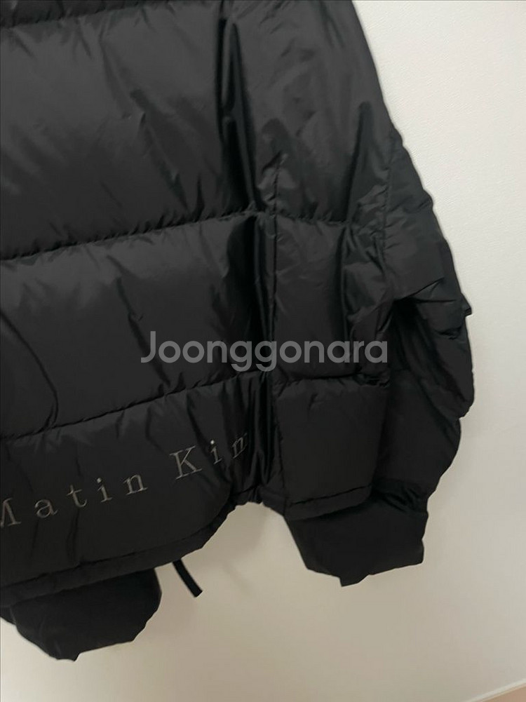 마뗑킴 푸퍼 다운 점퍼 블랙 색상 XL 반값보다싸게 판매--1