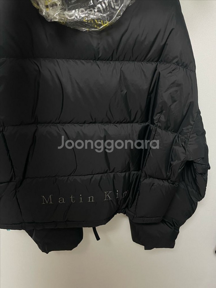 마뗑킴 푸퍼 다운 점퍼 블랙 색상 XL 반값보다싸게 판매--0