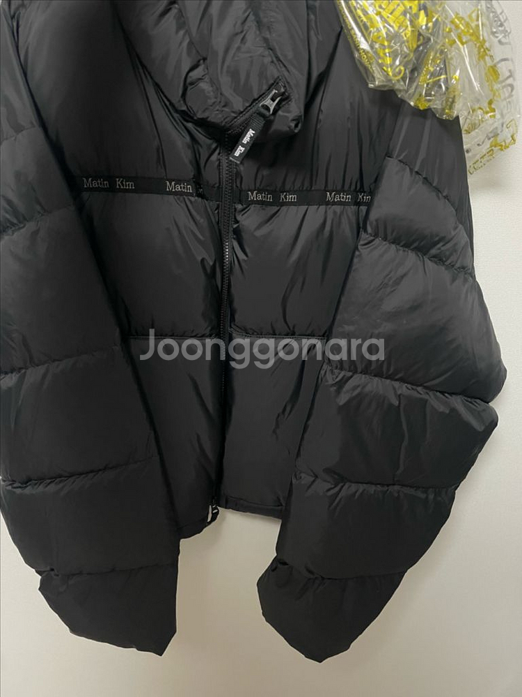 마뗑킴 푸퍼 다운 점퍼 블랙 색상 XL 반값보다싸게 판매--2