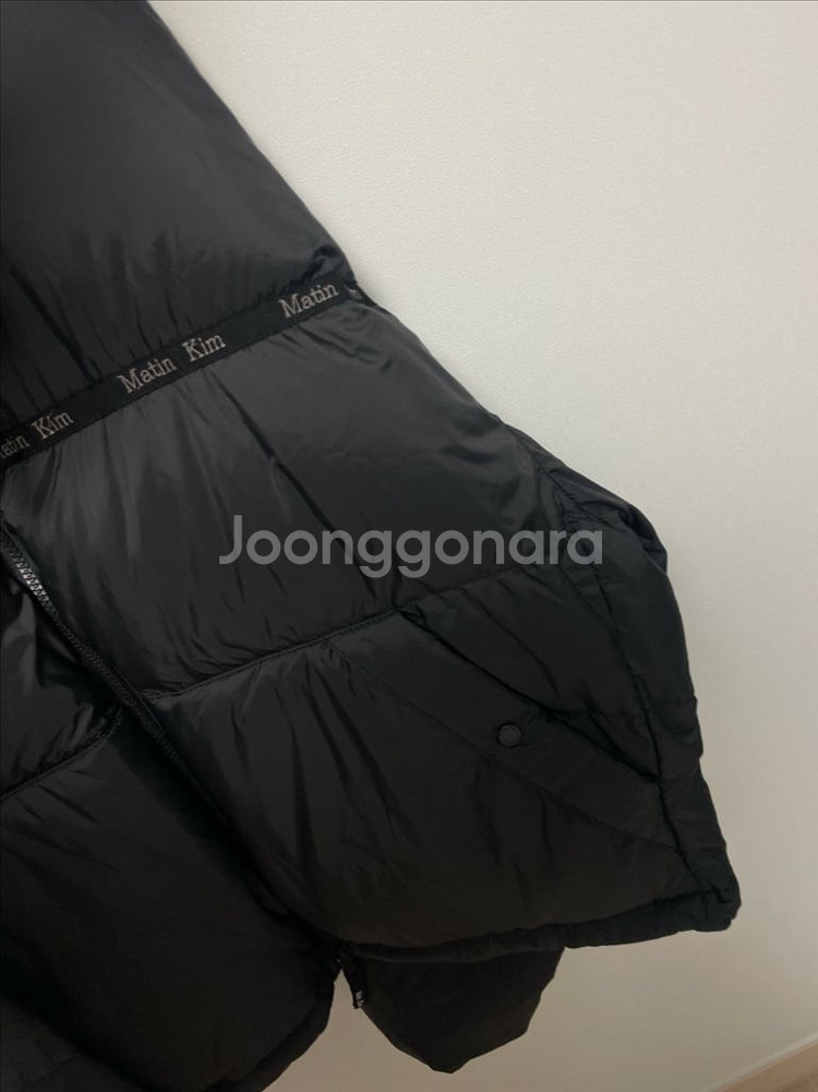 마뗑킴 푸퍼 다운 점퍼 블랙 색상 XL 반값보다싸게 판매--6