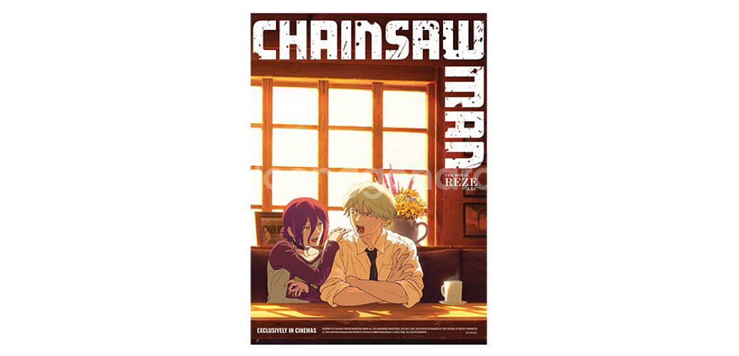 체인소맨 레제 특전 6주차 카페 포스터 A3 미개봉 미사용 새상품--0