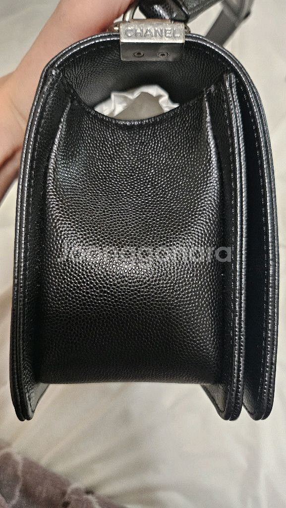 샤넬 보이백 미듐 빈티지은장 팝니다--4