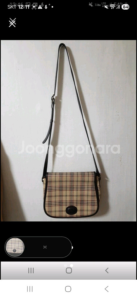 빈폴 가죽 크로스백 정품 인기제품!--1