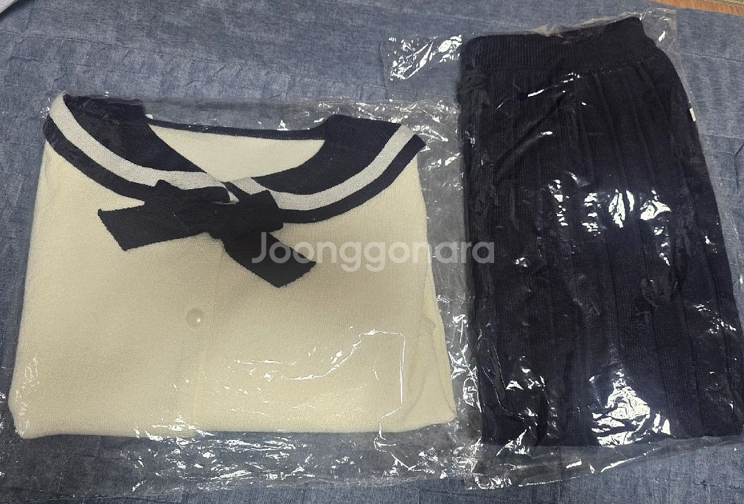 여아용 세일러복 상하의 세트(140 작게나옴)--1