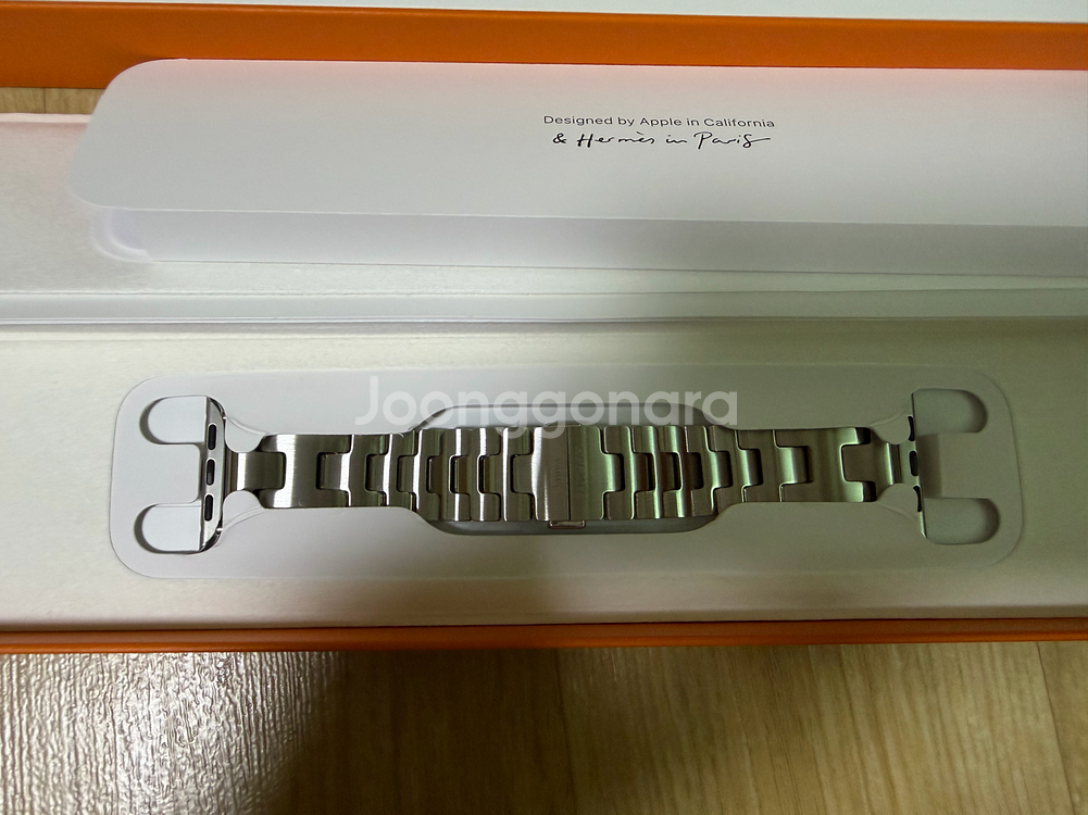 애플워치10 에르메스 42mm + 사티네 m사이즈 s급--2