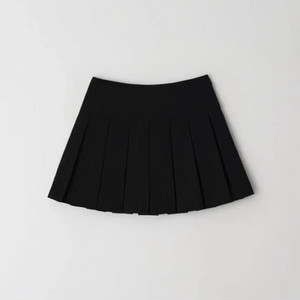 르베인 tude pleated skirt 블랙 s 새상