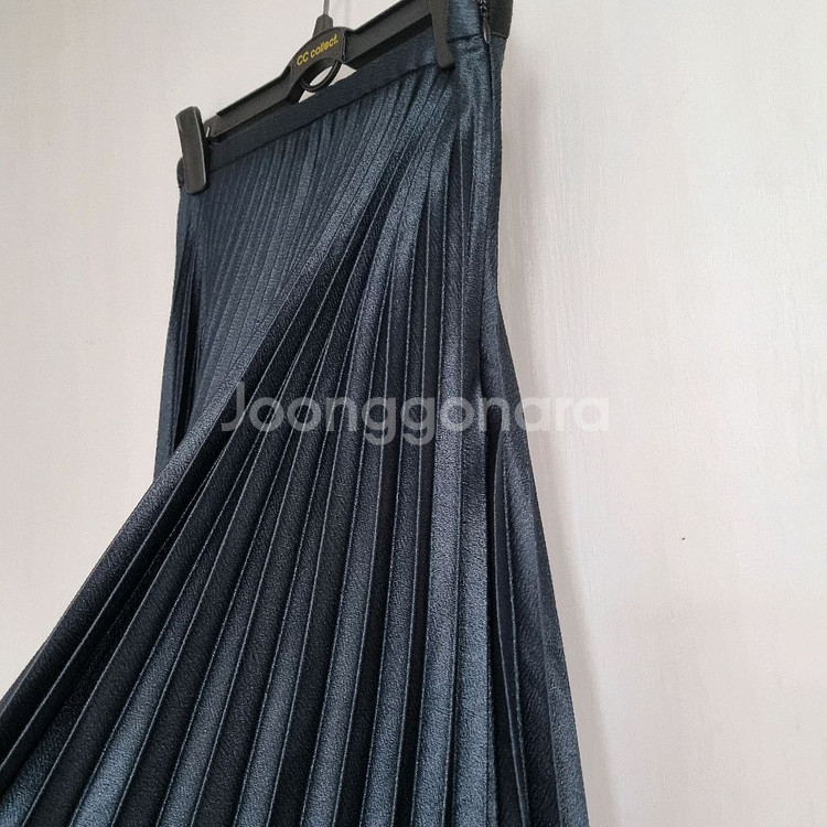 자라 플리츠 새틴 주름치마 미디스커트 XS--6