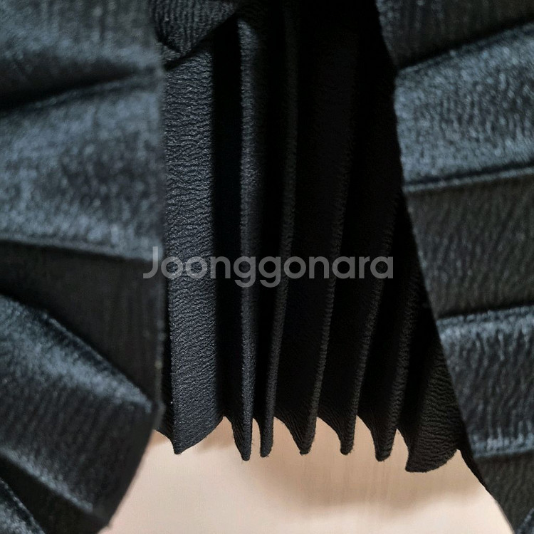 자라 플리츠 새틴 주름치마 미디스커트 XS--5