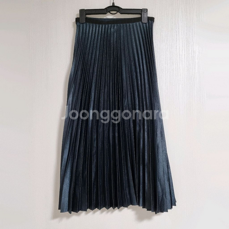 자라 플리츠 새틴 주름치마 미디스커트 XS--2