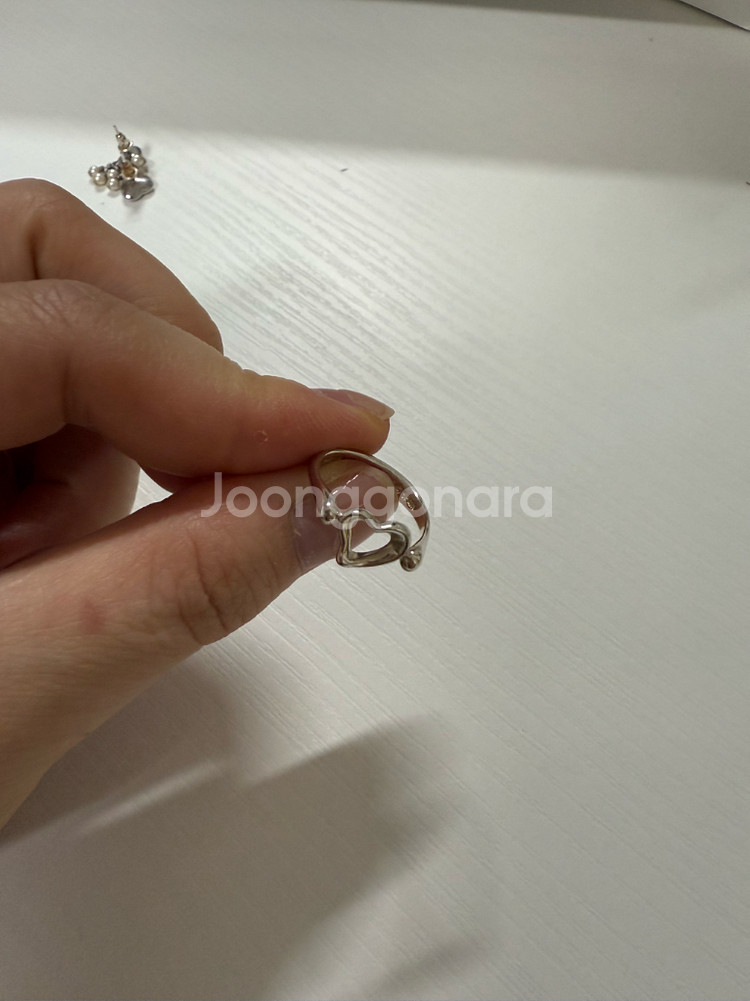 빈티지티파니 엘사 퍼레티 오픈하트 반지 50호--2