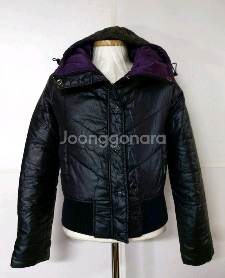 55)CK 캘빈클라인 후드숏패딩--0