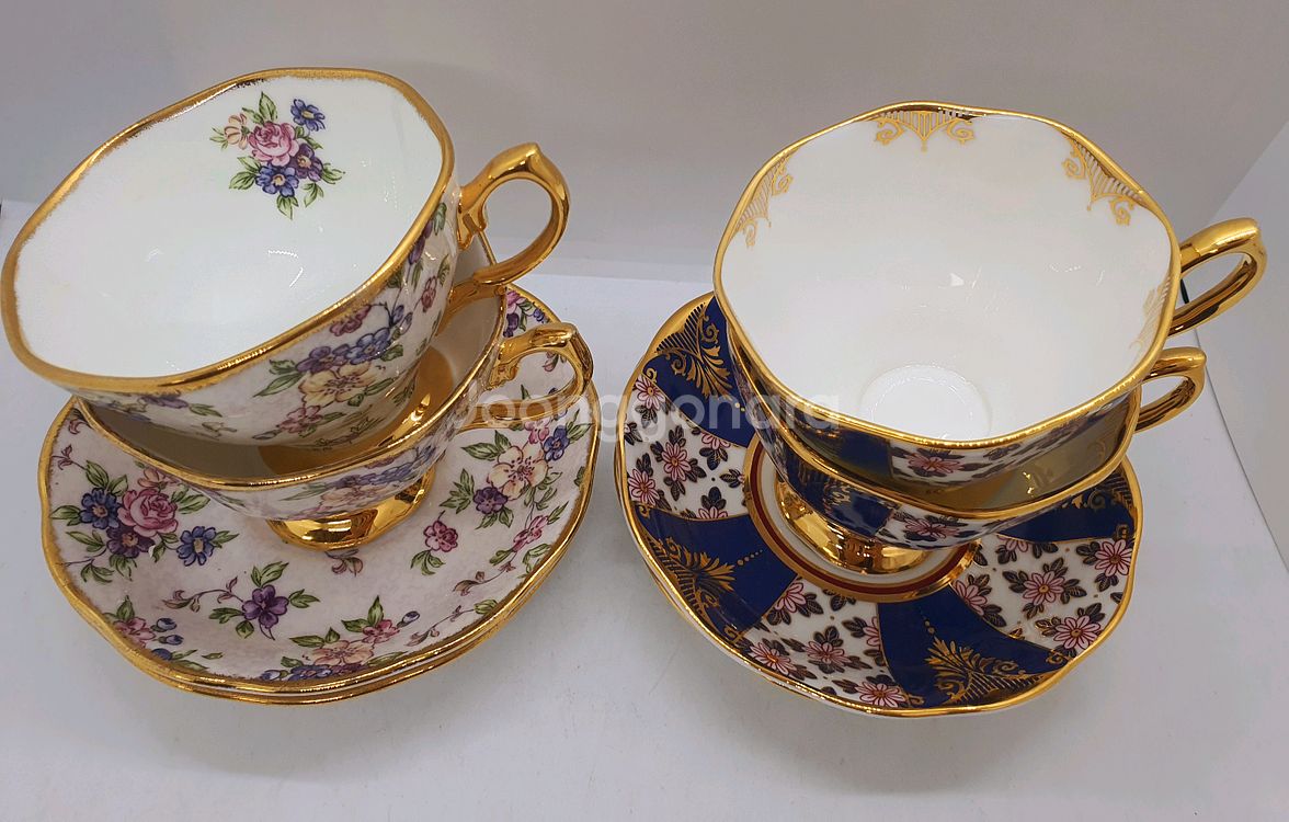 로얄알버트 100주년 찻잔 1조값(미사용보관용--2