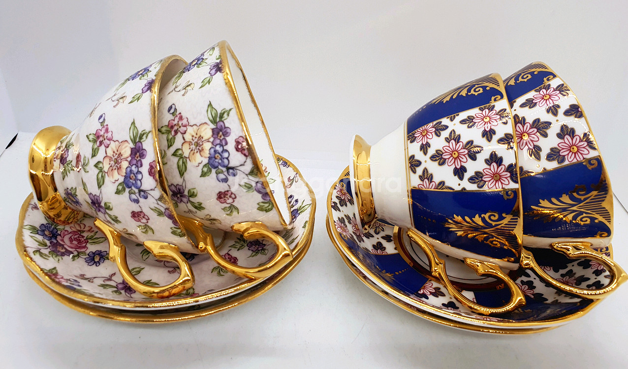 로얄알버트 100주년 찻잔 1조값(미사용보관용--4