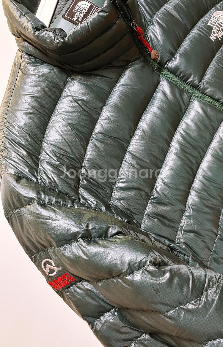 [XL] 노스페이스 서밋 경량 패딩점퍼 800 카키526--4
